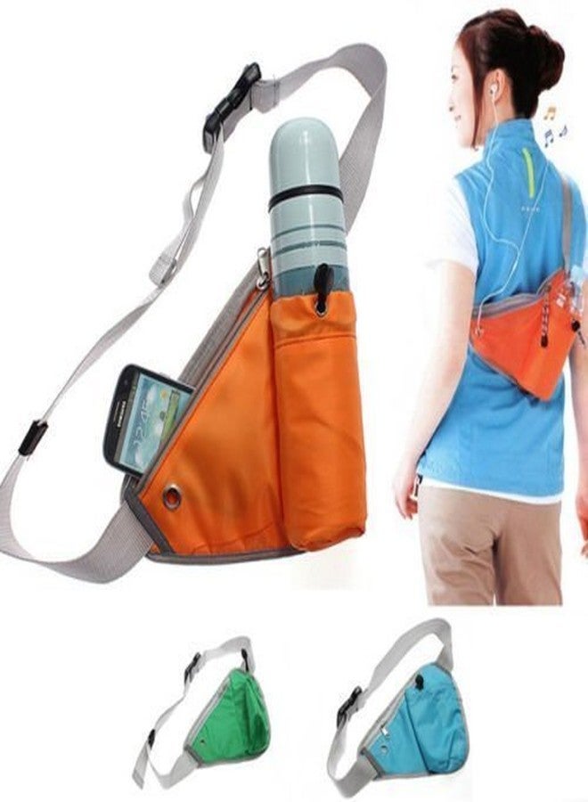 FAGVA Sport Waist Belt Bag Workout Belt Sport Waist Pack Exercise Waist Bag Running Belt Waist Pack Compatible with Mobile Phones and Hands Free Marathon Jogging Walking Fanny Pack - Image 1